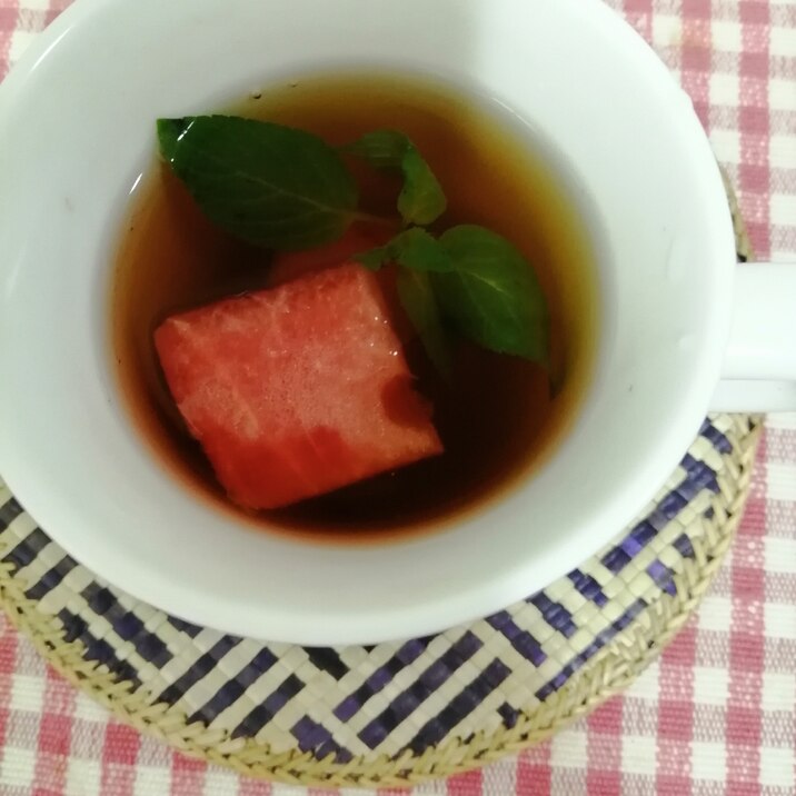 スイカミント麦茶